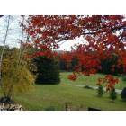 Plainfield: Fall view towards Plainfield Village less than ,25 mile