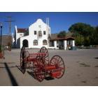 Caliente: railroad station and red wagon of caliente