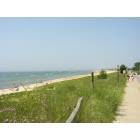 Grand Haven: : A beautiful view of the beach at Grand Haven, MI