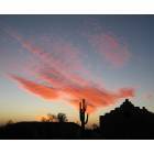 Apache Junction: : Looking West from Apache Junction at One of Many Amazing Arizona Sunsets