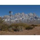 Las Cruces: Organ Mountains after light dustng of snow