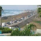 Carlsbad: evacuation from the San Diego fires up Pacific Coast Highway