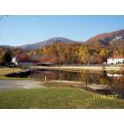 Lake Lure: the boat landing near the beach at Lake Lure