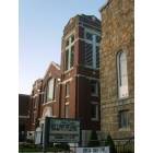Elkins: : Randolph County Arts Building & a church