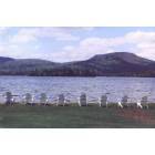 Long Lake: Adirondack Chairs Along Long Lake, NY