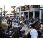 Daytona Beach: : Riding down Mainstreet during Bikeweek in Daytona