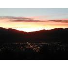 Colorado Springs: Colorado Springs: Sunset Behind City