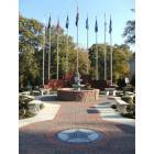 Powder Springs: The veterans memorial near the center of Powder Springs