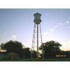 Tishomingo: Murray State College Water Tower at Dusk