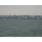 Erie: : Downtown Erie from Presque Isle state park