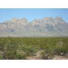 Rio Grande: Organ Mountains seen from Las Cruces, NM