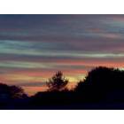 New Carlisle: Sunset in late August