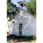 Mitchell: Dakota Discovery Museum: Sheldon School from Ravennia Township is one of 4 historical buildings on the musuem grounds.  It was built in 1885 and is a one room school house.