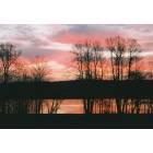 Lake: Winter sunrise over the north fork of the Flambeau River