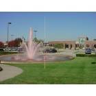 Lenexa: Lenexa's Municipal Building The fountain was colored pink due to Breast Cancer Awareness Month.