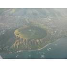 Honolulu: Diamondhead from above