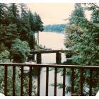 Lake Oswego: view of bridge to island on Lake Oswego taken in 1988