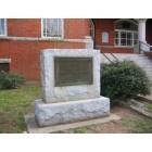 Dawson: Confederate Gun Shop Historical Marker at Old Terrell County Courthouse