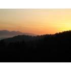 Running Springs: : Sunset View From Runnings Springs ( my deck)