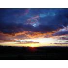 Scottsdale: Beautiful Dramatic Cloudy Sunset near Troon Mountain - Scottsdale