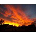 Aubrey: Amazing Sunset in Providence!! Providence is a neighborhood 5 miles South of Aubrey on US 380 at FM 2931