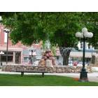 Red Oak: City Park fountain