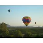 Temecula: Sunrise Balloon Over Temecula Wine Country Vineyards