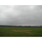 Braceville: Cloudy Day over field across from Exelon