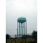 Luling: Luling water tower painted like a watermelon.