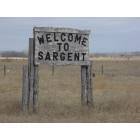 Sargent: Welcome Sign