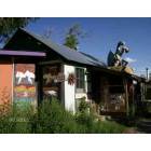 Crestone: Colorful Thrift Store downtown Crestone