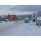 White Sulphur Springs: Main Street in White Sulphur in January