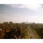Buffalo: : Buffalo N.Y neighborhood with skyline in background