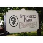 Schenectady: : Photograph of the sign at Steinmetz park in Schenectady NY