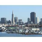 San Francisco: : View of San Francisco Marina & downtown