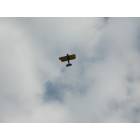 Manteo: Biplane over Manteo, October 2007