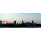 Raleigh: : Panoramic Sunrise of Raleigh Skyline