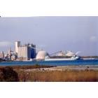 Charlevoix: Freighter at Cement Plant