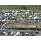 Jordan Valley: rodeo, birds eye view
