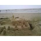 Bolivar Peninsula: sand castle on crystal beach july 2008