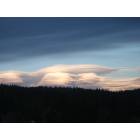 Nevada City: Strange cloud above my home on Banner Mountian Idheo Maryland Rd - Photograph taken atop the hill on Dorsey Dr Grass Valley CA 2008