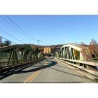 Whitney Point: Historic Main Street Bridge over the Tioughnioga River into Whitney Point NY