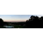 Martinsville: : jimmy nash park hill at dusk.