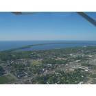 Erie: : A picture of Presque Isle taken by me from plane.