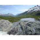 Valdez: Looking down from the Glacier