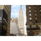 New York: : The Empire State Building from the Madison Square Garden