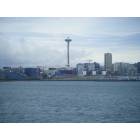 Seattle: : Space Needle from the ferry.