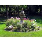 Monroe: Stone Cairn in our front yard, a symbol of the direction to home, friendship & goodwill