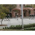 College Station: : Cadets marching in the quadrangle, Texas A&M