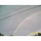 Cherryville: Double rainbow over North Drive in Cherryville, NC.